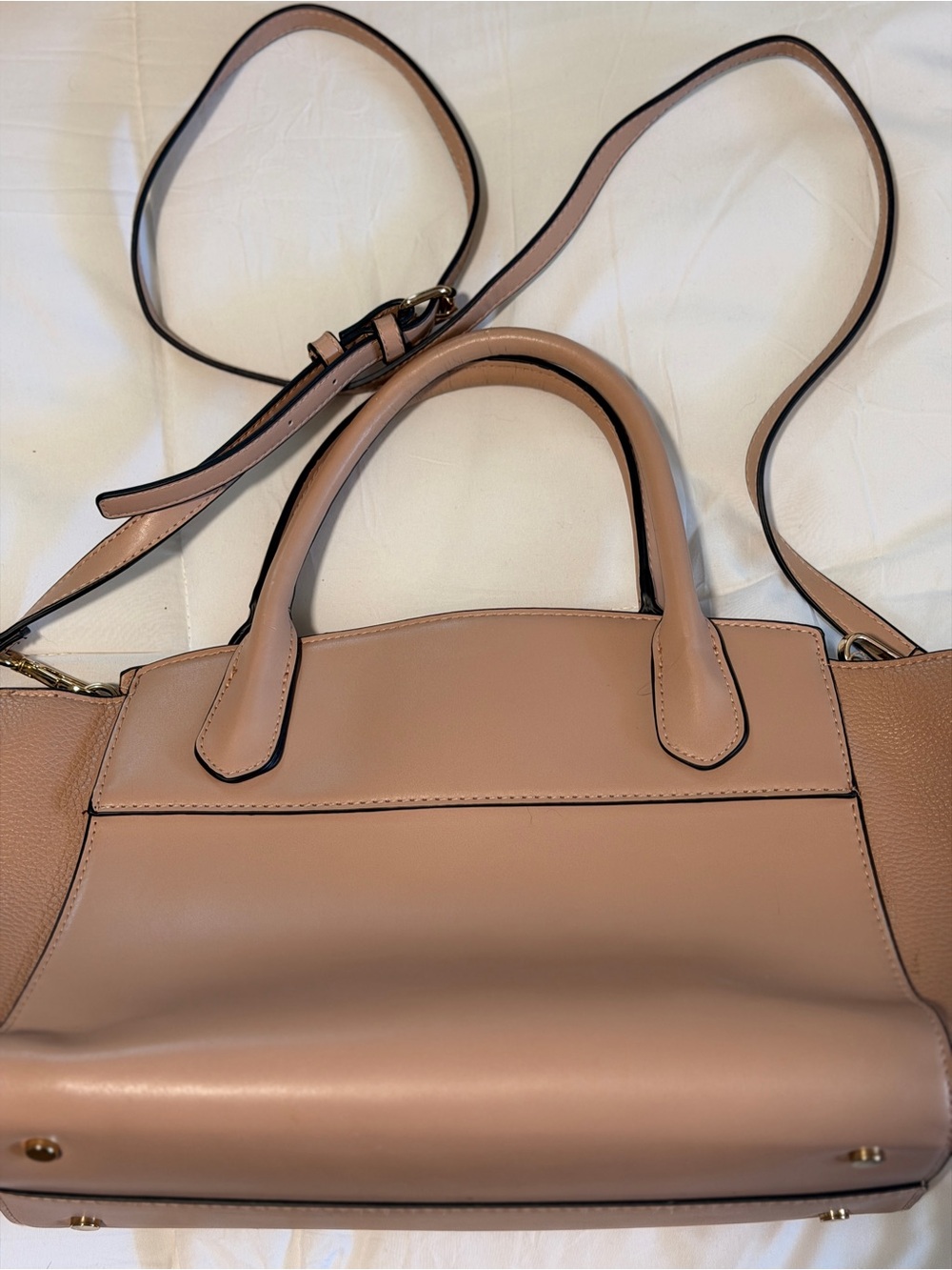 a new day Blush Pink Structured Top-Handle Satchel